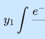 제차 2계 선형 상미분 방정식 계수 낮추기를 이용하여 두번째 해를 구하는 공식