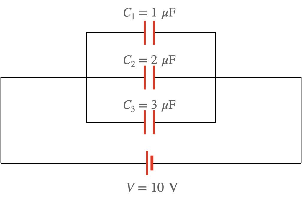[그림 8] 축전기 병렬 연결