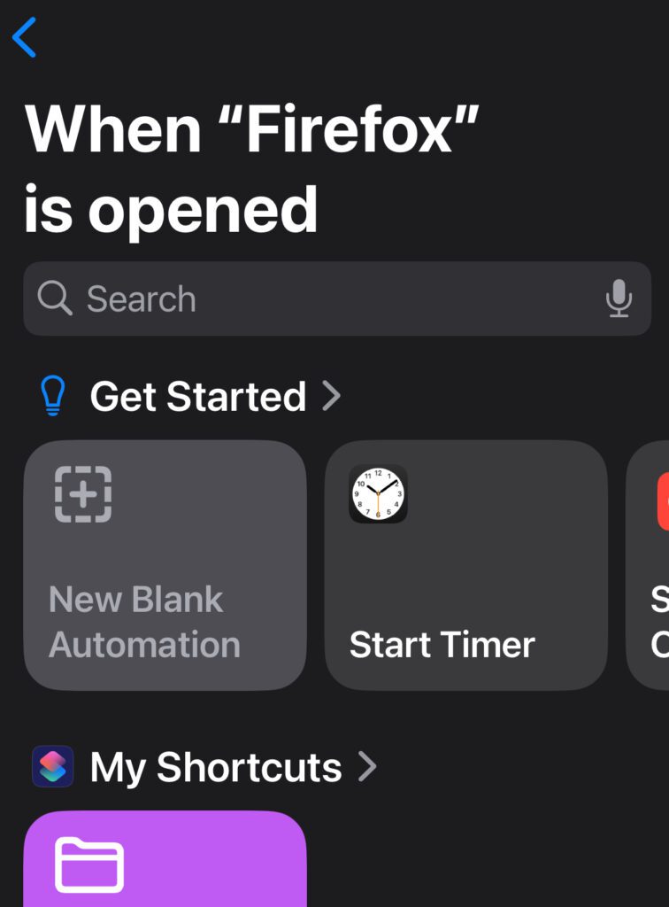 [그림 4] 동작추가(New Blank Automation)를 선택합니다.